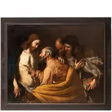 Massimo Stanzione, Incredulità di San Tommaso, oil on canvas