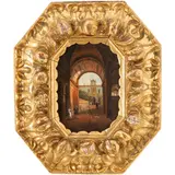 Giuseppe Bernardino Bison, Scene galanti entro un cortile di palazzo