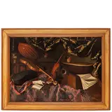 Bartolomeo Bettera, Natura morta con strumenti musicali, oil on canvas