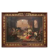 Domenico Morelli, Napoli, 1826 ; 1901 / Cesare Borgia a Capua / Firmato Morelli e datato 1853 in basso a sinistra, oil on canvas