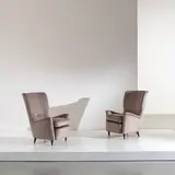 A Pair Of Armchairs By G. Ponti, Senza titolo