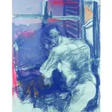 Ugo Attardi, DONNA ALLA FINESTRA, 1962