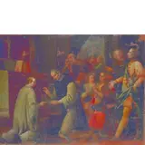 Messa di San Domenico by Giovanni Domenico Cappellino, oil on canvas, offered May 2013