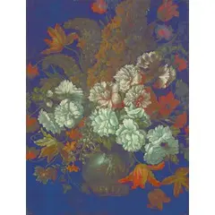 Francesco Caldei, Pittore romano del XVII secolo / Peonie, tulipani ed altri fiori in un vaso, oil on canvas