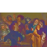 Gerard Seghers, Il diniego di Pietro, oil on copper