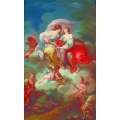Stefano Pozzi, Allegoria della Pace e della Giustizia, oil on canvas