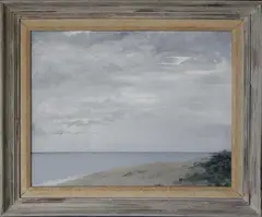 View from Sconset by Nathaniel Benchley, Oil on Artist Board, offered Dec 2019