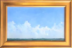 Nantucket Coastal Waters by Kenneth Layman, Oil on Board, offered Dec 2019