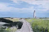 Great Point by John Austin, Tempera on Board, offered Dec 2019