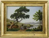 Monterey Bay by Charles Jacob Hittell, 1878, Oil on Artist Board, offered Aug 2019