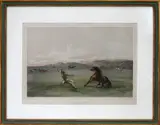 George Catlin, Hand Colored, Lithograph