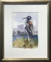Waterfowl by David Lazarus, Watercolor, offered Oct 2018