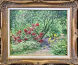 Garden Path by James Cecko, Oil on Canvas, offered May 2018