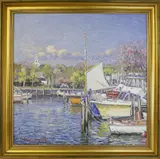 Jan Pawlowski, Spring – Straight Wharf, Oil on Canvas
