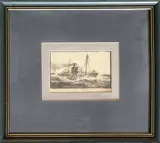 Miniature by Jack L. Gray, Pencil Study, offered Jul 2018