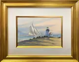 Yves Parent, Passing Brant Point, Watercolor
