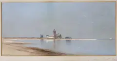 The Old Light-House Brant Point Nantucket Harbor by C. G. Davis, Pastel on Artist Board, offered Dec 2018