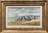 Suzanne Demarest, Beachside, Oil on Canvas