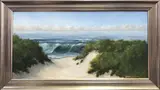 Cisco Surf by Kathleen Potter Kelliher, Oil on Canvas, offered Aug 2018