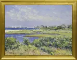Jan Pawlowski, Marsh Scene, Oil on Canvas