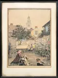 Colored by Mary Cowles Clark, Lithograph, offered Aug 2018