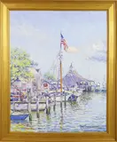 Jan Pawlowski, Straight Wharf, Oil on Canvas
