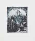 Ship Owner and His Wife by David Lazarus Limited Edition, Etching, offered Aug 2018