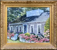 Roses and Shadows by William Welch, Oil on Canvas, offered Oct 2017