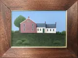 Theodore Jeremenko, Brick Farm House, Acrylic on Canvas