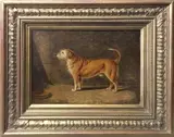 Portrait of a Dog by T. Temple, Oil on Canvas, offered Jul 2017