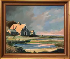 William Pettit, Nantucket Life Saving Museum, Oil on Canvas