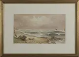 Coastal View by W. C. Rymer, Watercolor on Paper, offered Jul 2017