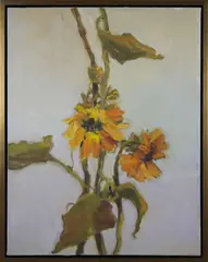 Sunflowers by Julie Gifford, Oil on Canvas, offered Jul 2017