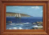 William W. Lowe, Returning to Safe Harbor, Oil on Linen