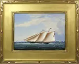 William R. Davis, Schooner Yacht Heading Out
