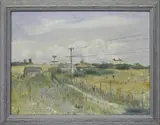 Cliff View of the Old Westmoor, Nantucket by Laurel Stackpole, Oil on Canvas, offered Dec 2017
