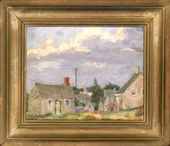 Shower Coming, Nantucket by George Lear, Oil on Artist Board, offered Dec 2017