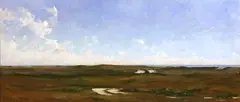 Madaket Moors to the Sea by Kenneth Layman, Oil on Board, offered Aug 2017