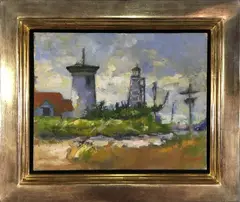 Brant Point by David Lazarus, Oil on Canvas, offered Aug 2017