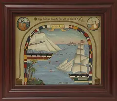 Anchor’s Away – They That Go Down To The Sea In Ships by Maria Pfropper, Oil on Canvas, offered Aug 2017