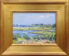 Washington Street Wetlands by Jan Pawlowski, Oil on Canvas, offered Aug 2017