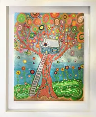 Love Nest by Deborah VanderWolk, Oil on Canvas, offered Aug 2017
