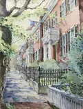 William Welch, The Three Bricks, Watercolor on Paper