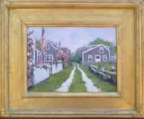 Dianne Panarelli Miller, Siasconset Motif, Oil on Board