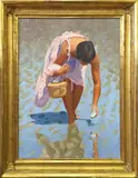 Tidal Treasures by Candice Lovely, Oil on Canvas, offered Sep 2016