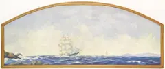 Ships on the Open Seas by Waldo Pert, Oil on Canvas, offered Dec 2016