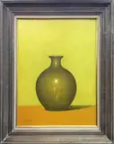 Robert W. Stark III, Vase Still Life, Oil on Board