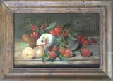 Still Life with Fruit and Berries by E. A. Croxon, Oil on Canvas, offered Aug 2016