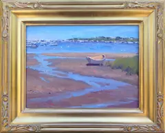 Monomoy Dory by Dianne Panarelli Miller, Oil on Board, offered Aug 2016