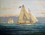 William W. Lowe, Untitled, Oil on Linen